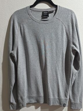 Prana Crew Neck Sweatshirt  In Heathered Gray